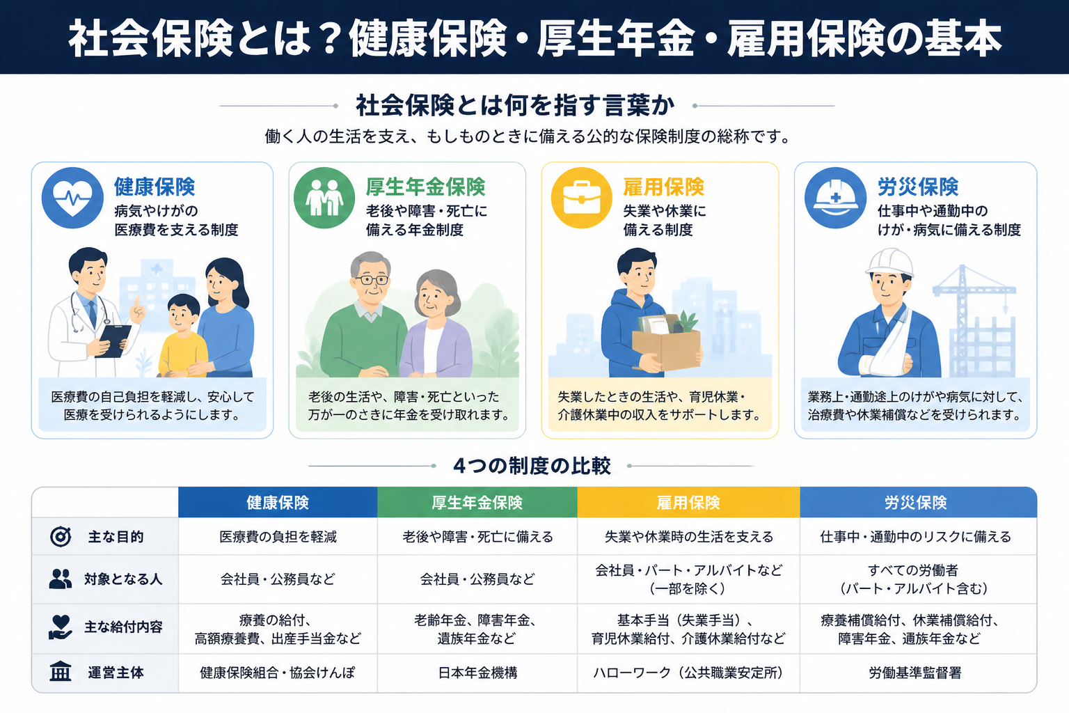 「社会保険とは何を指す言葉か」直後 / 図解型
